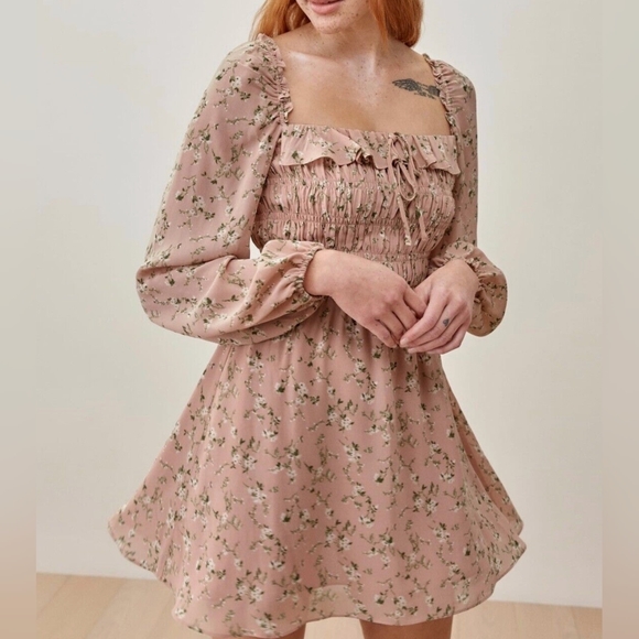 NWT REFORMATION Morris Dress In Melody - Picture 3 of 8